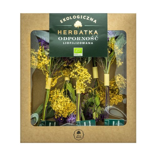 HERBATKA LIOFILIZOWANA NA ODPORNOŚĆ BIO (5 x 2,5 g) 12,5 g - DARY NATURY