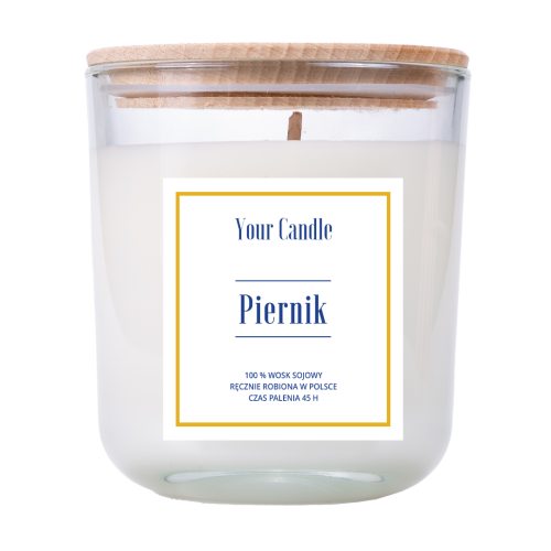 ŚWIECA SOJOWA PIERNIK 210 ml - YOUR CANDLE