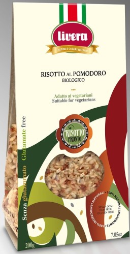 MIESZANKA NA RISOTTO Z SUSZONYMI POMIDORAMI BEZGLUTENOWA BIO 200 g - LIVERA
