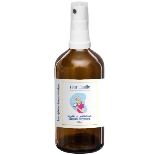 MGIEŁKA ZAPACHOWA Z OLEJKAMI ETERYCZNYMI NA LEKKI ODDECH 100 ml - YOUR CANDLE