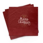 SERWETKI STOŁOWE BAMBUSOWE MERRY CHRISTMAS 20 szt - CHIC-MIC (PRODUKT SEZONOWY)