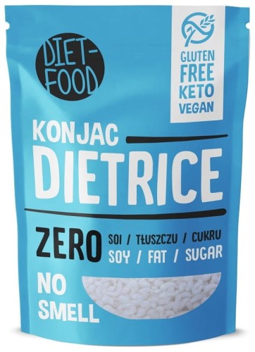 MAKARON KONJAC W KSZTAŁCIE KULEK BEZGLUTENOWY 270 g (200 g) - DIET-FOOD