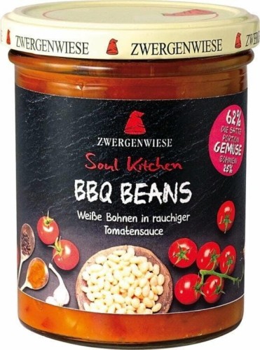 SOS ORIENTALNY "FASOLA BBQ" BEZGLUTENOWY BIO 370 g - ZWERGENWIESE