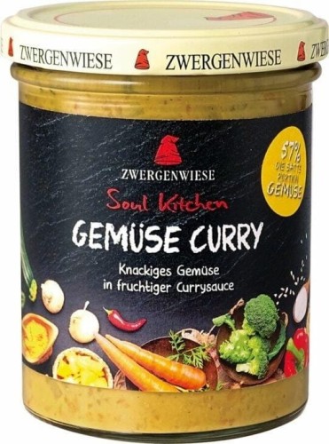 SOS ORIENTALNY "WARZYWNE CURRY" BEZGLUTENOWY BIO 370 g - ZWERGENWIESE