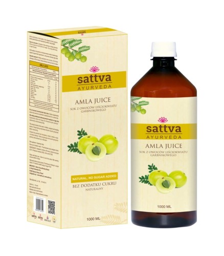 SOK Z OWOCÓW LIŚCIOKWIATU GARBNIKOWEGO (AMLA) 1 L - SATTVA