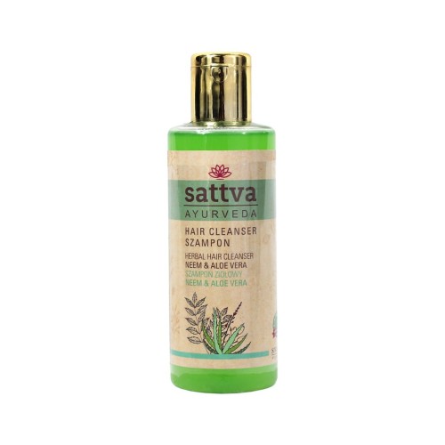SZAMPON DO WŁOSÓW ZIOŁOWY NEEM I ALOES 210 ml - SATTVA