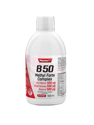 WITAMINA B50 METHYL FORTE COMPLEX W PŁYNIE 500 ml - PHARMOVIT