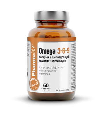 OMEGA 3-6-9 60 KAPSUŁEK - PHARMOVIT (CLEAN LABEL)