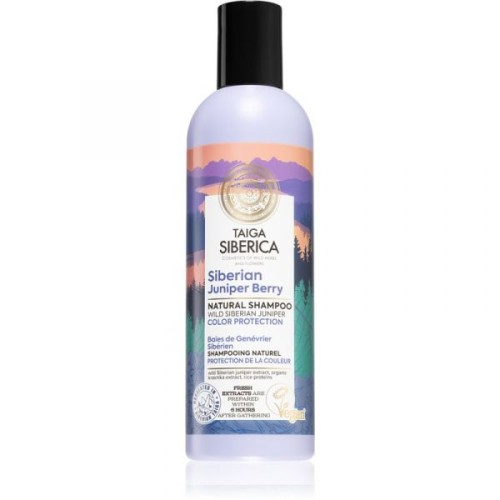 SZAMPON DO WŁOSÓW FARBOWANYCH OCHRONA KOLORU Z JAGODAMI JAŁOWCA 270 ml - NATURA SIBERICA (TAIGA)