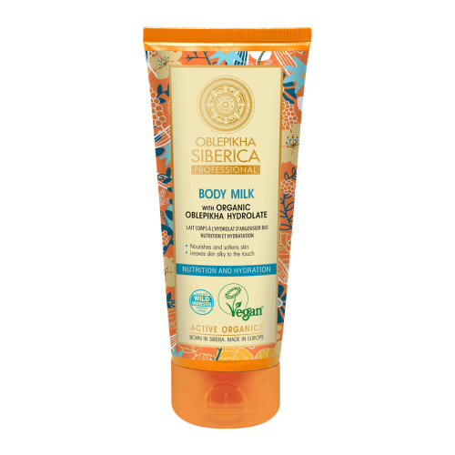 MLECZKO DO CIAŁA NAWADNIAJĄCE HYDROLAT Z ROKITNIKA 200 ml - NATURA SIBERICA (OBLEPIKHA)