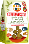 CIASTKA KRUCHE Z MĄKĄ KONOPNĄ BEZ CUKRU BEZGLUTENOWE 100 g - MALU FOOD