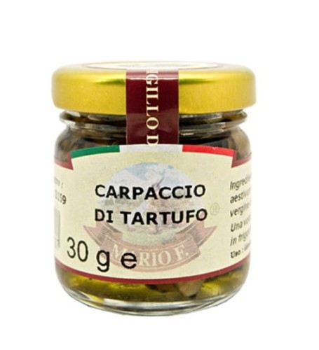 TRUFLE KROJONE W PASKI W OLIWIE Z OLIWEK EXTRA VIRGIN 30 g - VIANDS (CARPACCIO DI TARTUFO)