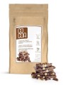 KAWAŁKI CZEKOLADY CREAMY Z ORZECHAMI LASKOWYMI I MORWĄ BIO 200 g - COCOA