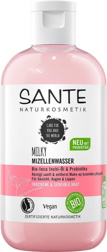 PŁYN MICELARNY DO DEMAKIJAŻU OLEJ INCA INCHI I PROBIOTYKI ECO 200 ml - SANTE
