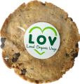 CIASTECZKO ORZECHOWE Z CZEKOLADĄ BIO 65 g - LOCAL ORGANIC VEGE (LOV)