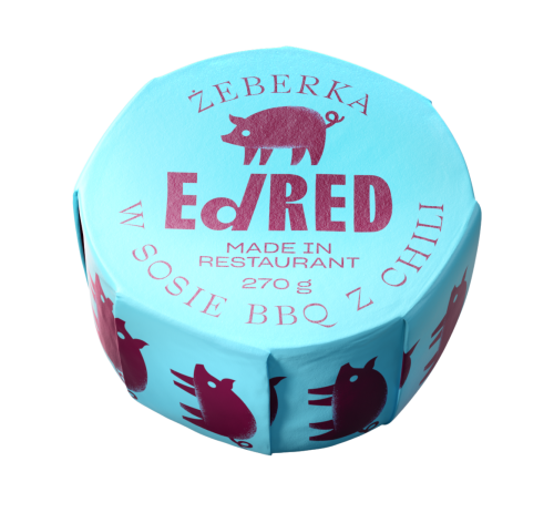 Żeberka w sosie BBQ z Chili Konserwa 270 g - Ed Red