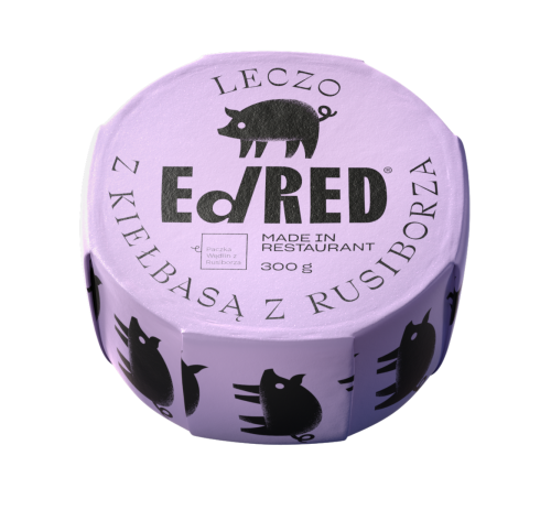 Leczo z Kiełbasą z Rusiborza Konserwa 300g - Ed Red