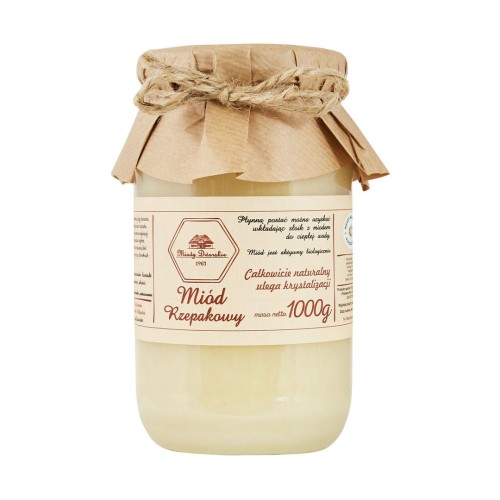 Miód Rzepakowy Miody Dworskie 1000g