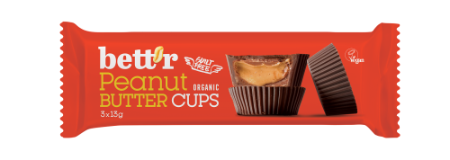 PRALINY Z NADZIENIEM Z KREMU Z ORZESZKÓW ZIEMNYCH BIO (3 x 13 g) 39 g - BETT'R