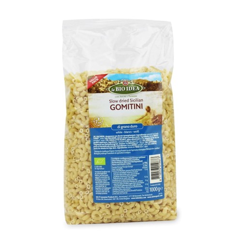 MAKARON SEMOLINOWY GOMITINI KOLANKA BIO 1 kg - LA BIO IDEA