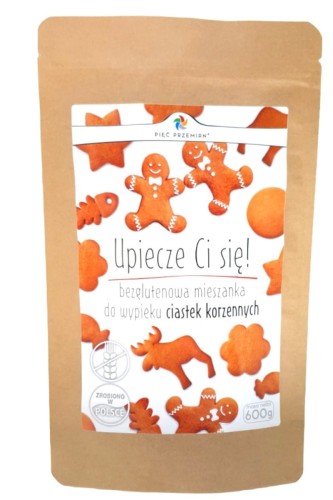 MIESZANKA DO WYPIEKU CIASTEK KORZENNYCH BEZGLUTENOWA 600 g - PIĘĆ PRZEMIAN