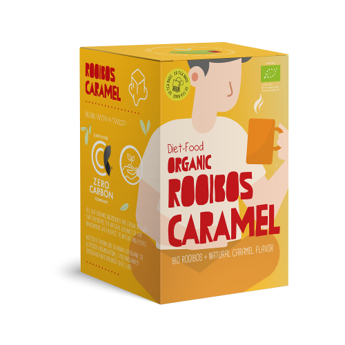 HERBATKA ROOIBOS O SMAKU KARMELOWYM ROOIBOS CARAMEL BIO (20 x 1,5 g) 30 g - DIET-FOOD