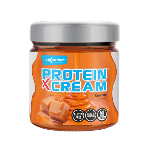 KREM PROTEINOWY O SMAKU KARMELOWYM BEZ DODATKU CUKRU BEZGLUTENOWY 200 g - MAXSPORT
