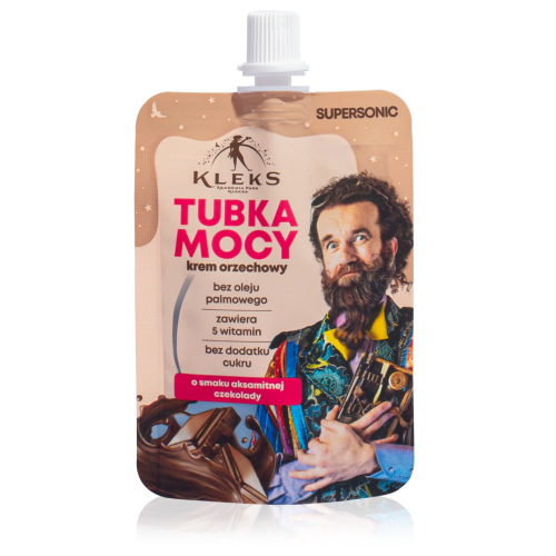 KREM ORZECHOWY TUBKA MOCY O SMAKU AKSAMITNEJ CZEKOLADY 50 g - SUPERSONIC
