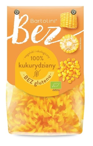 MAKARON KUKURYDZIANY ŚWIDERKI BEZGLUTENOWY BIO 250 g - BARTOLINI