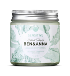 PASTA DO ZĘBÓW WRAŻLIWYCH BEZ FLUORU ECO 100 ml (SŁOIK) - BEN & ANNA