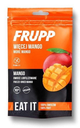 OWOCE LIOFILIZOWANE MANGO BEZGLUTENOWE 15 g - CELIKO FRUPP