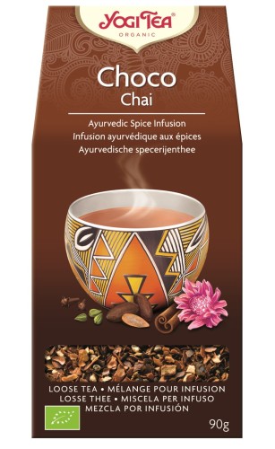 HERBATKA CZEKOLADOWY CHAI CHOCO CHAI BIO 90 g - YOGI TEA