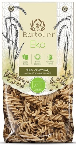 MAKARON ORKISZOWY RAZOWY ŚWIDERKI BIO 250 g - BARTOLINI