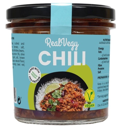 CHILI WEGAŃSKIE BEZGLUTENOWE 280 g - REAL VEGY EMPERATRIZ