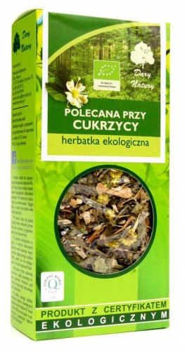PRZY CUKRZYCY HERBATKA EKOLOGICZNA DARY NATURY 50G