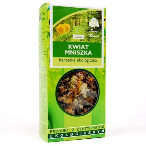 MNISZEK KWIAT HERBATKA EKOLOGICZNA DARY NATURY 25G