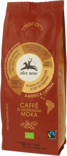 KAWA 100% ARABICA MOKA BIO ALCE NERO 250G