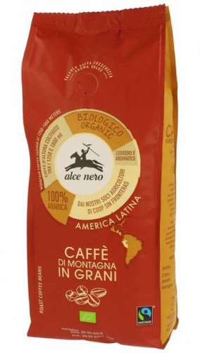 Kawa Arabica ziarnista Fair Trade Bio Alce Nero 500g