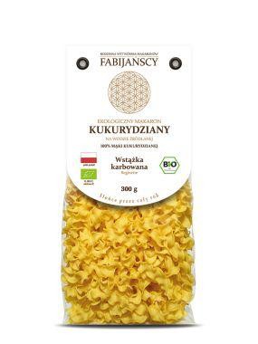 Makaron Kukurydziany Fabjańscy Wstążka Karbowana 300g