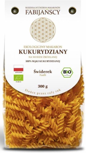 Makaron Kukurydziany Fabjańscy Świderek 300g