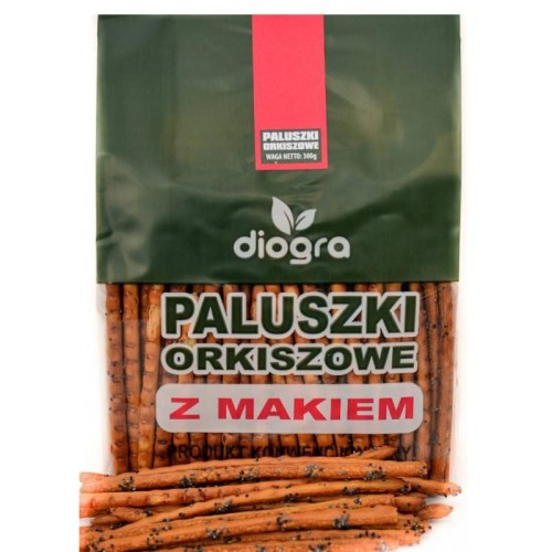 PALUSZKI ORKISZOWE Z MAKIEM DIOGRA 170G
