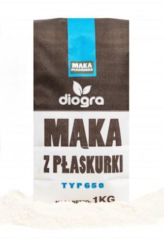 Mąka Z Płaskurki Typ 650 Diogra 1kg
