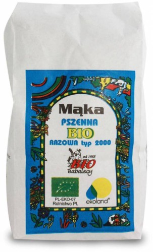 Mąka Pszenna Razowa Bio Typ 2000 Babalscy 1kg