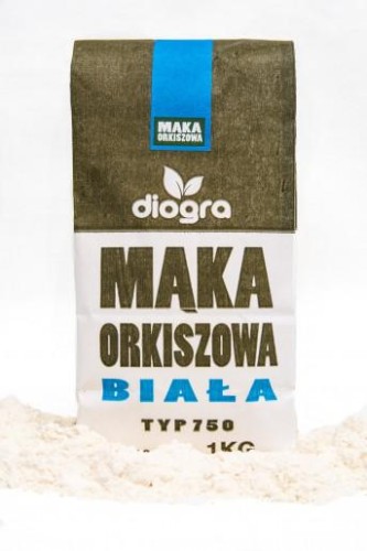 MĄKA ORKISZOWA BIAŁA TYP 750 DIOGRA 1KG