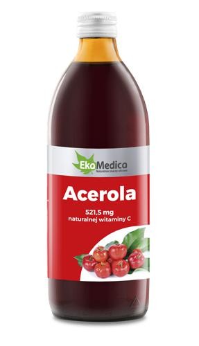 SOK Z ACEROLI 100% EKAMEDICA 500ML