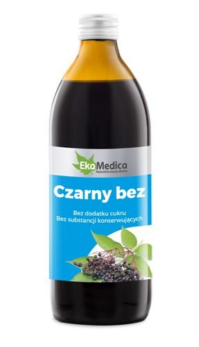 Sok Z Czarnego Bzu 100% Ekamedica 500ml