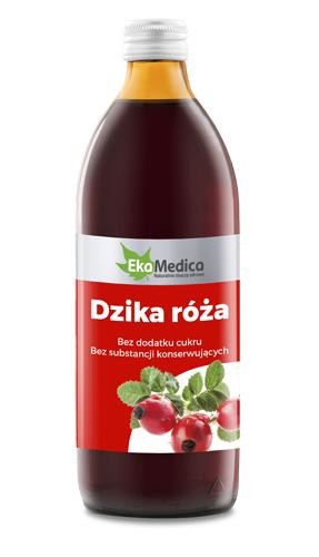 SOK Z DZIKIEJ RÓŻY EKAMEDICA 500ML