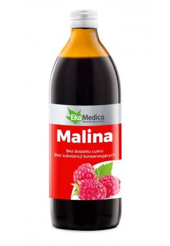 SOK Z MALINY 100% EKAMEDICA 500ML