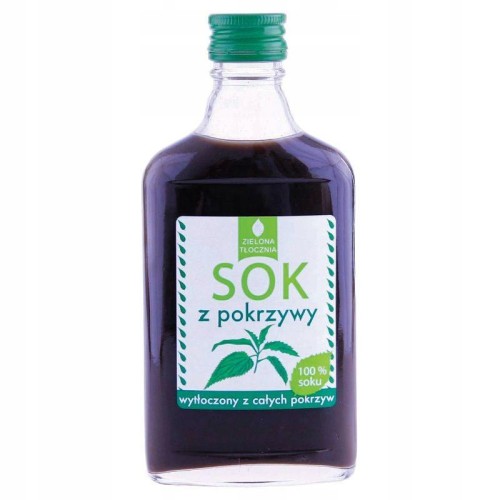 SOK Z POKRZYWY ZIELONA TŁOCZNIA 200ML