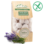 Wegańskie Bezy Bezglutenowe z nutą Lawendy 50g New Mountain